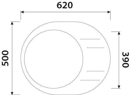 Мойка-Гранит Kaiser KGMO-6250-J Мойка-Гранит Kaiser KGMO-6250-J