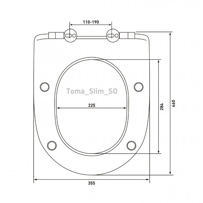 Унитаз подвесной BERGES MASCON Rimless 57 см, сиденье дюропласт с микролифтом и быстросъёмом