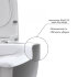 Унитаз подвесной BERGES MASCON Rimless 57 см, сиденье дюропласт с микролифтом и быстросъёмом