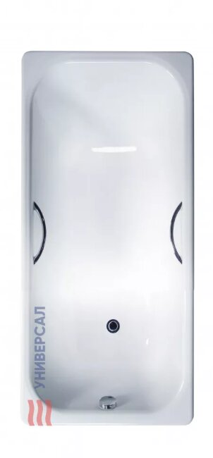 Ванна чугунная Универсал Ностальжи 150x70 с ручками Ванна чугунная Универсал Ностальжи 150x70 с ручками