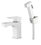 Смеситель Kaiser 34088-4 Sonat для раковины и биде с гигиеническим душем