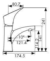Смеситель Kaiser 71011 Calla для раковины