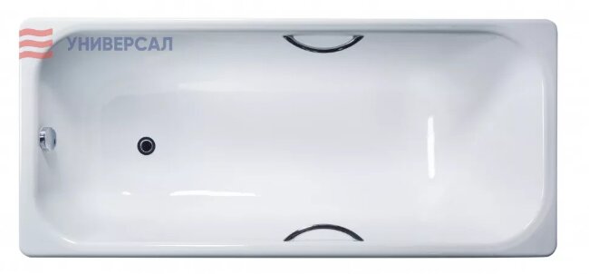 Ванна чугунная Универсал Ностальжи 170x75 с ручками Ванна чугунная Универсал Ностальжи 170x75 с ручками