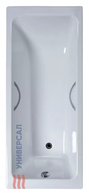 Ванна чугунная Универсал Оптима 160x70 с ручками Ванна чугунная Универсал Оптима 160x70 с ручками