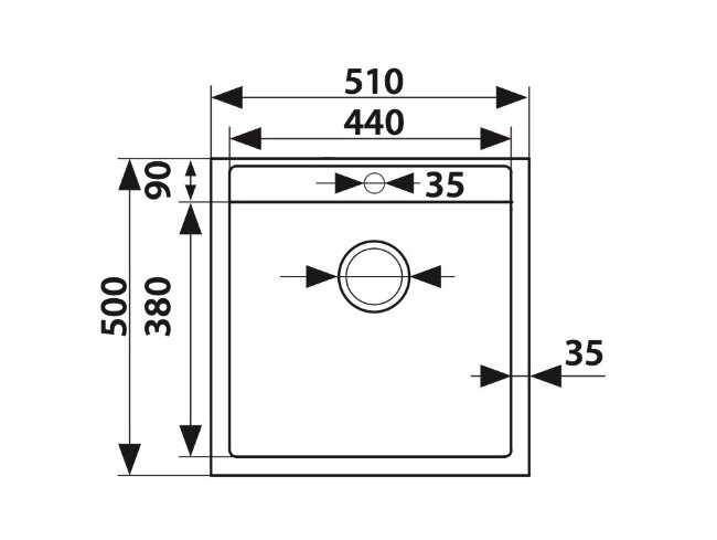 Мойка-Мраморная Kaiser KMM-5051 G Мойка-Мраморная Kaiser KMM-5051 G