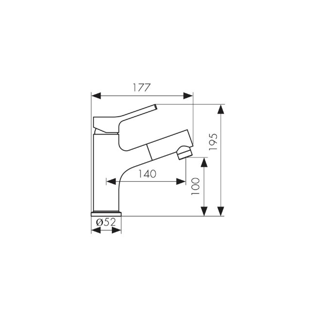 Смеситель Kaiser 12111 Douglas для раковины c выдвижной лейкой Смеситель Kaiser 12111 Douglas для раковины c выдвижной лейкой