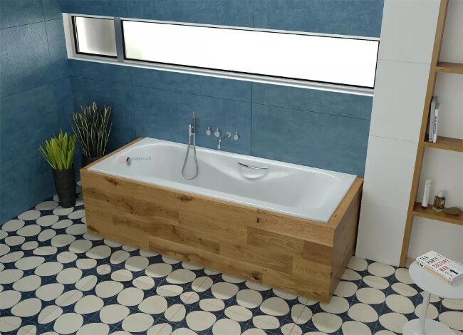 Ванна чугунная Универсал Сибирячка 150x75 с ручками Ванна чугунная Универсал Сибирячка 150x75 с ручками