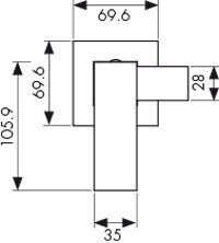 Смеситель Kaiser 34777-2 Sonat встроенный для биде