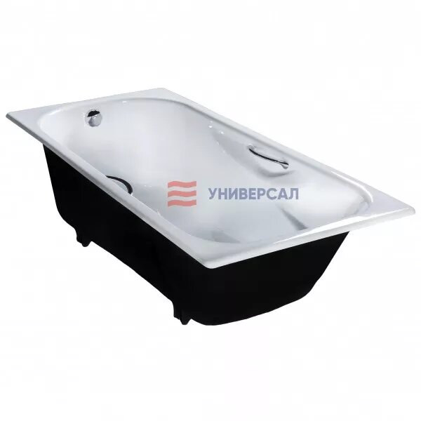 Ванна чугунная Универсал Сибирячка 180x80 с ручками