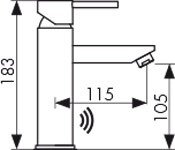 Смеситель Kaiser 38311 Sensor для раковины