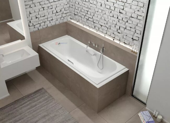 Ванна чугунная Универсал Эврика 170x75 с ручками