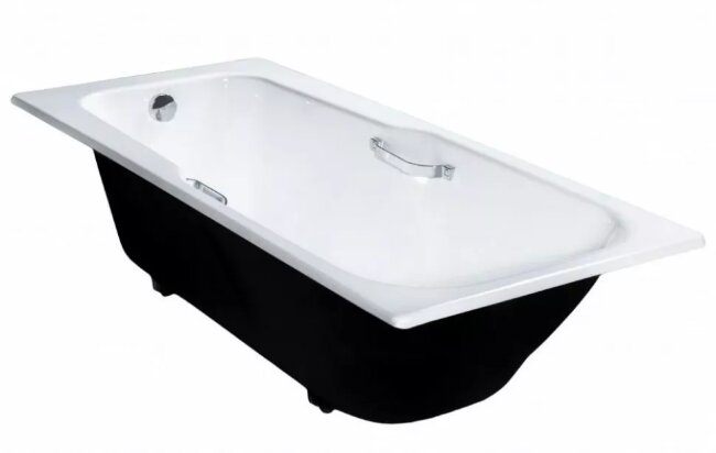 Ванна чугунная Универсал Эврика 170x75 с ручками