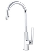 Смеситель Kaiser 27166 Merkur для кухни с выдвижным изливом Смеситель Kaiser 27166 Merkur для кухни с выдвижным изливом