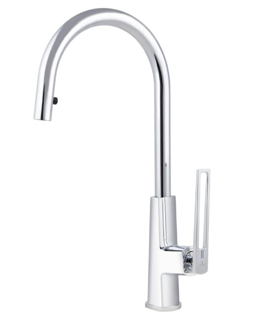 Смеситель Kaiser 27166 Merkur для кухни с выдвижным изливом Смеситель Kaiser 27166 Merkur для кухни с выдвижным изливом
