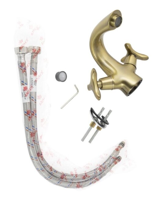 Смеситель Kaiser 57011-1 Trio для раковины Смеситель Kaiser 57011-1 Trio для раковины