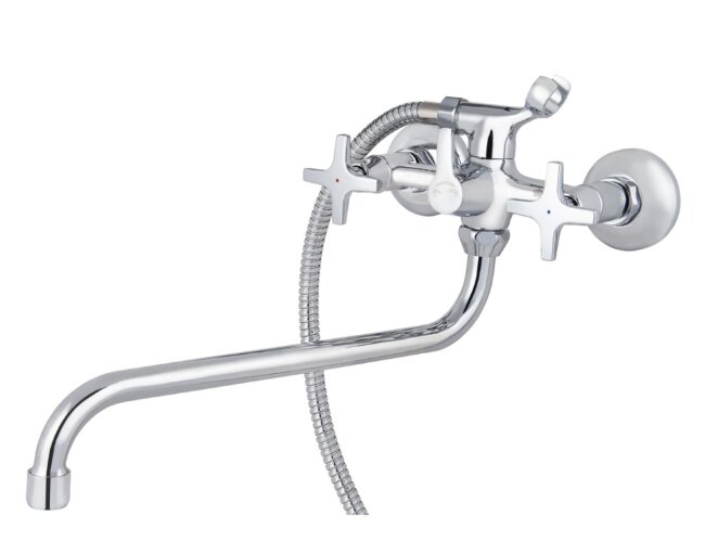 Смеситель Kaiser 28155 Crystal для ванны