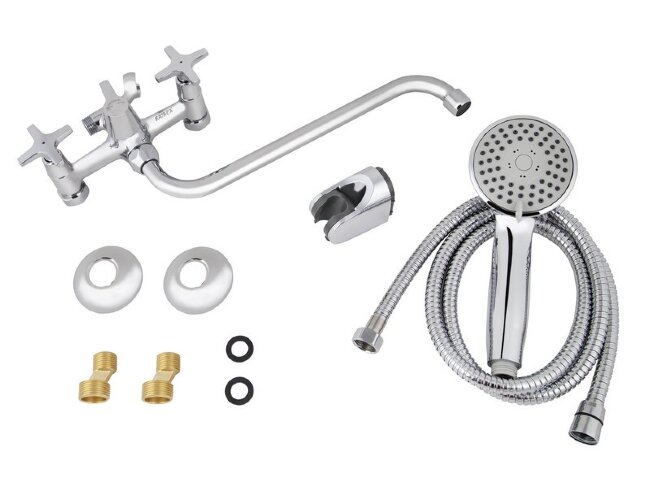 Смеситель Kaiser 28155 Crystal для ванны