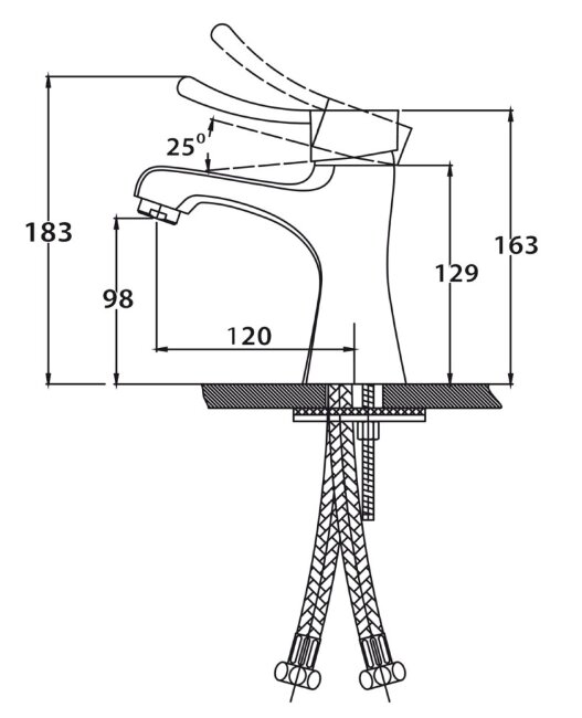 Смеситель Kaiser 29011 Verona для раковины