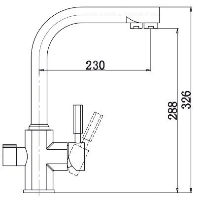 Смеситель Kaiser 40144-16 Decor для кухни с подключением фильтра для питьевой воды Смеситель Kaiser 40144-16 Decor для кухни с подключением фильтра для питьевой воды