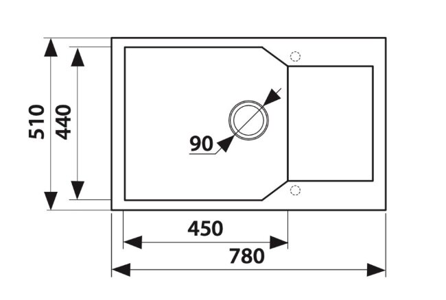 Мойка-Мраморная Kaiser KMM-5178 BS