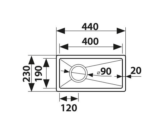 Мойка из нержавеющей стали Kaiser KSM-2344