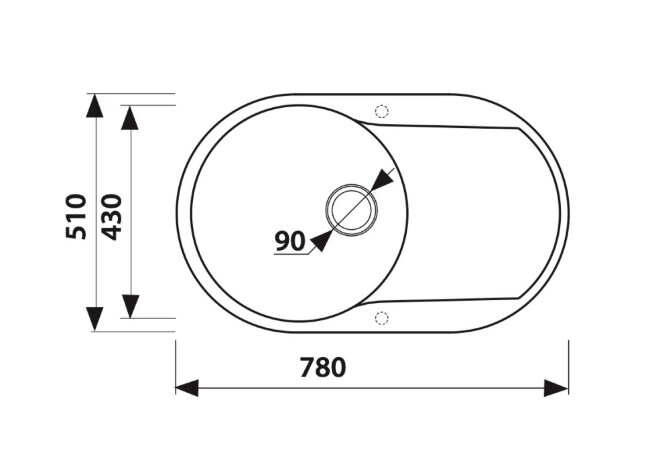 Мойка-Мраморная Kaiser KMM-7850 Beige