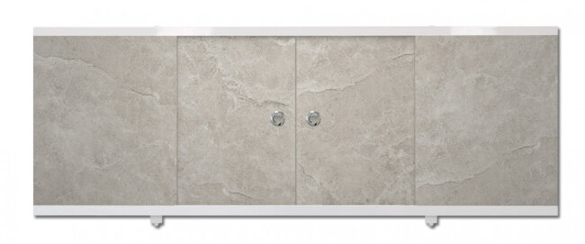 Водостойкий экран под ванну "Купе" 169 см камень