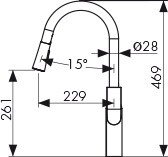 Смеситель Kaiser 59044 Linear для кухни Смеситель Kaiser 59044 Linear для кухни