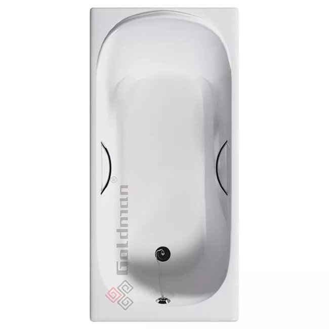 Ванна чугунная Goldman Nova 170x80 с ручками и ножками