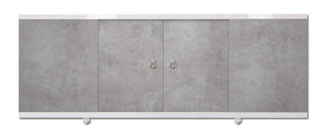 Водостойкий экран под ванну "Купе" 149 см бетон