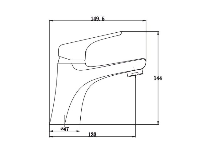 Смеситель Kaiser 00011 Eco для раковины