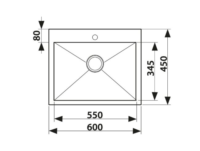 Мойка из нержавеющей стали Kaiser KSM-6045 Мойка из нержавеющей стали Kaiser KSM-6045
