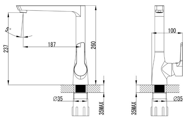 Смеситель Kaiser 60144 Atrio для кухни Смеситель Kaiser 60144 Atrio для кухни