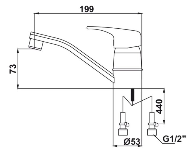 Смеситель Kaiser 19310 Leon для раковины Смеситель Kaiser 19310 Leon для раковины