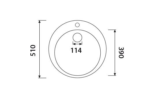 Мойка из нержавеющей стали Kaiser KSS-510 Мойка из нержавеющей стали Kaiser KSS-510