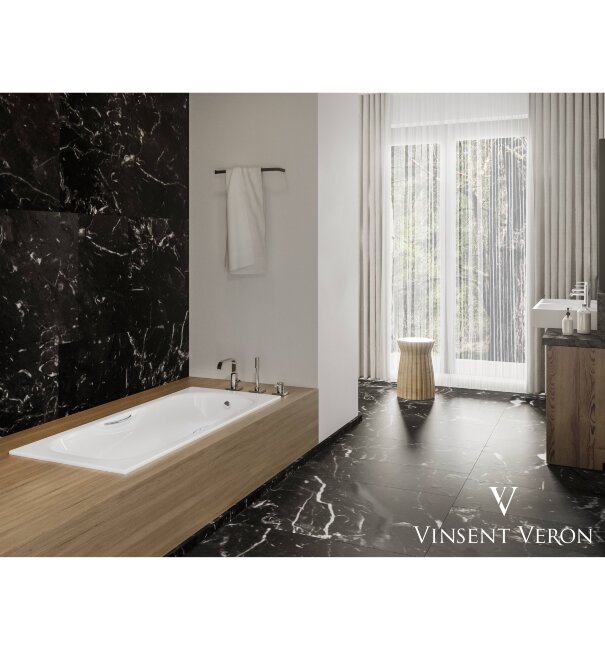 Ванна чугунная Vinsent Veron Aura 150x75 Ванна чугунная Vinsent Veron Aura 150x75