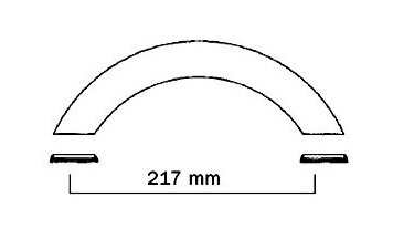 Ручки для ванны Kaldewei Type A 587670000999, хром Ручки для ванны Kaldewei Type A 587670000999, хром