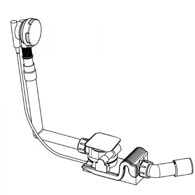 Слив-перелив Kaldewei 4080, 6877.7200.0001 (6877.7055.0001) белый