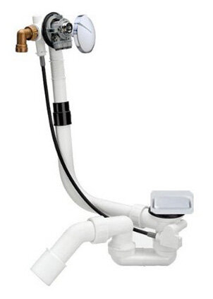 Слив-перелив Kaldewei 4081, 6877.7202.0001 белый, с функцией налива