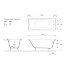 Ванна чугунная Vinsent Veron Concept 140x70 с отверстиями для ручек