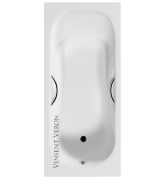 Ванна чугунная Vinsent Veron Aura 170x70 с отверстиями для ручек