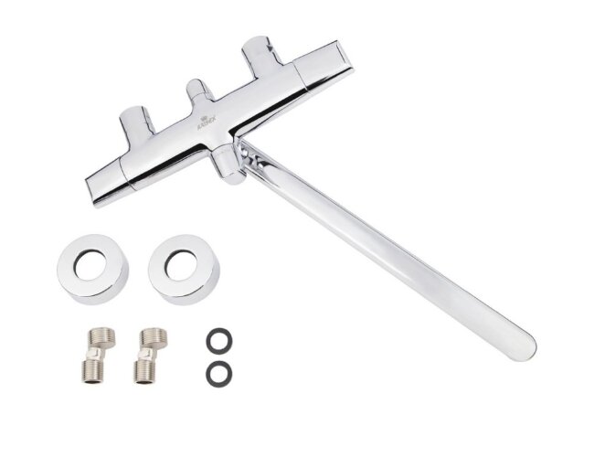 Смеситель Kaiser 46155+лейка+шланг Suer для ванны