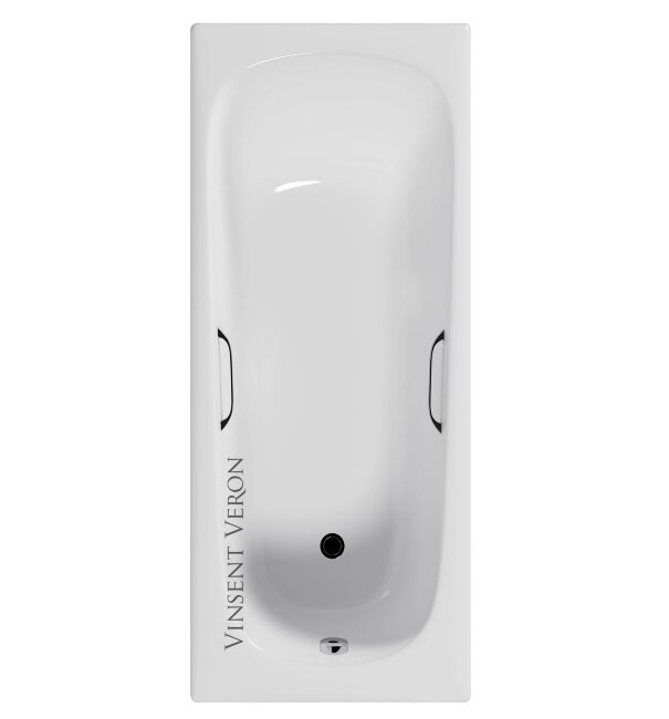 Ванна чугунная Vinsent Veron Concept 170x70 с отверстиями для ручек Ванна чугунная Vinsent Veron Concept 170x70 с отверстиями для ручек