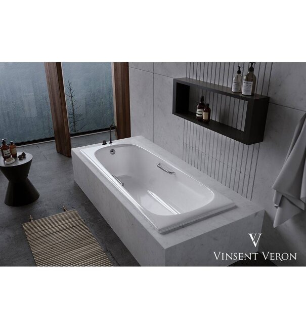 Ванна чугунная Vinsent Veron Concept 170x70 с отверстиями для ручек Ванна чугунная Vinsent Veron Concept 170x70 с отверстиями для ручек