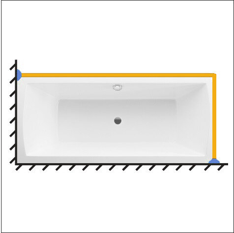 Карниз Г- образный G-Grand 150x75 Карниз Г- образный G-Grand 150x75