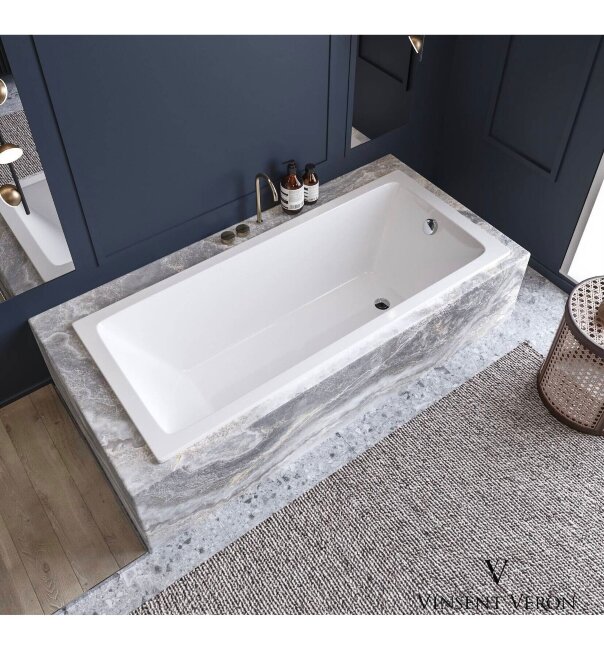 Ванна чугунная Vinsent Veron Square 140x70 Ванна чугунная Vinsent Veron Square 140x70