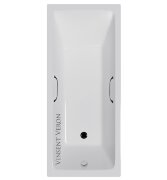 Ванна чугунная Vinsent Veron Square 140x70 с отверстиями для ручек