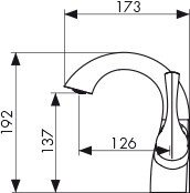 Смеситель Kaiser 48011-1 Comba для раковины Смеситель Kaiser 48011-1 Comba для раковины