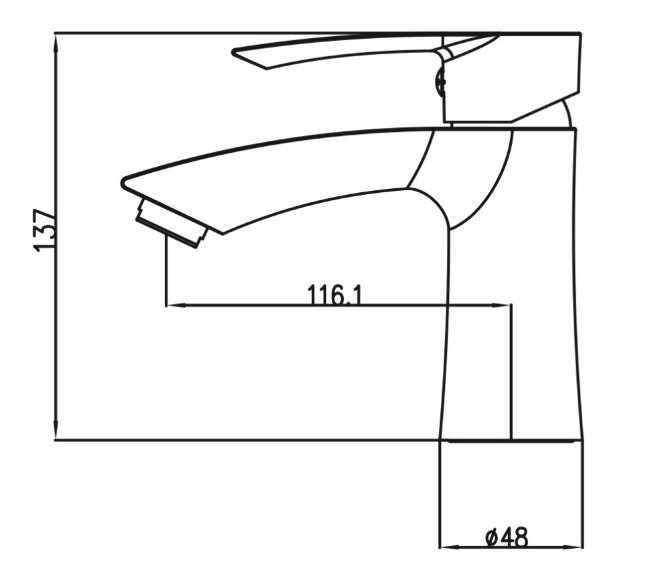 Смеситель Kaiser 67011 Aurora для раковины