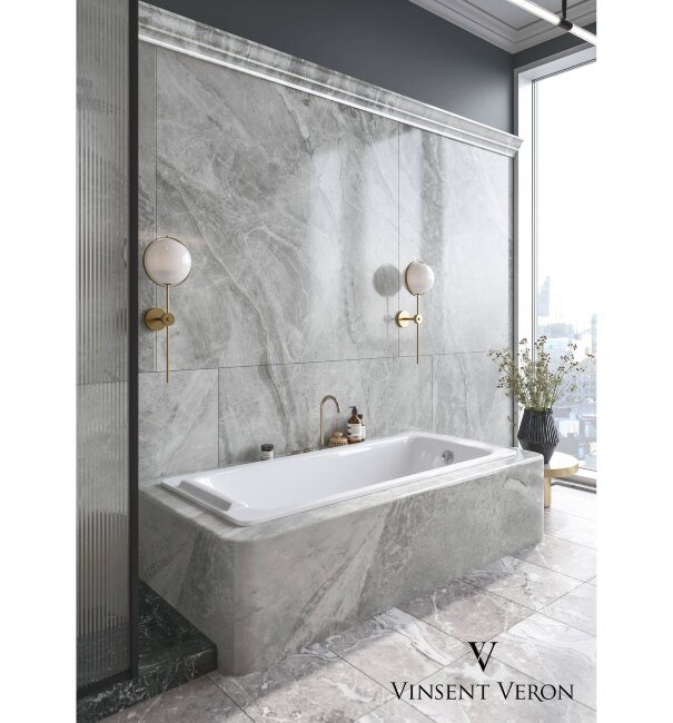 Ванна чугунная Vinsent Veron Italon 170x70 с отверстиями для ручек Ванна чугунная Vinsent Veron Italon 170x70 с отверстиями для ручек